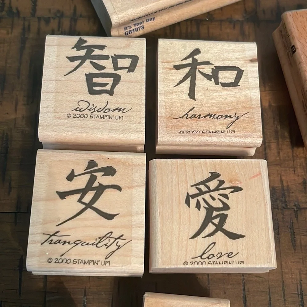 48 Rubber Stamps: Various Themes, Sayings & Florals